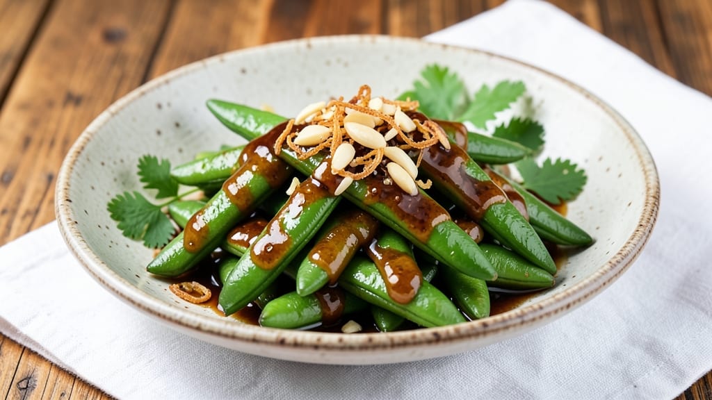 Asian Frozen Green Beans Recipe: Stir-Fried With Garlic Ginger Crunch