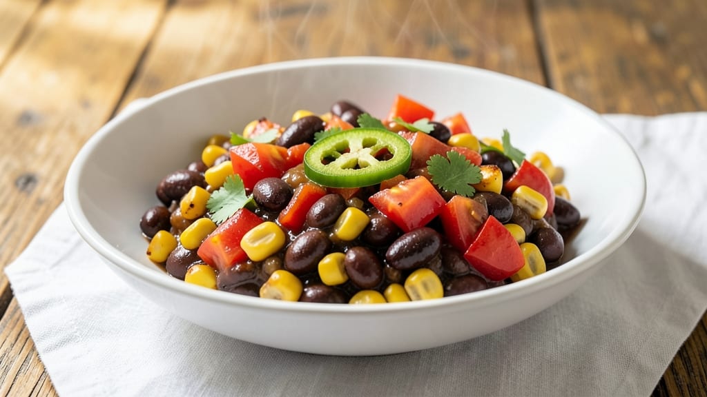 Black Bean Corn Pico De Gallo Recipe: Zesty Lime and Cilantro Freshness Without the Mess