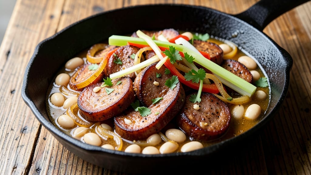 Andouille Sausage White Bean Recipe: Smoky Cumin and Spiced Bean Harmony