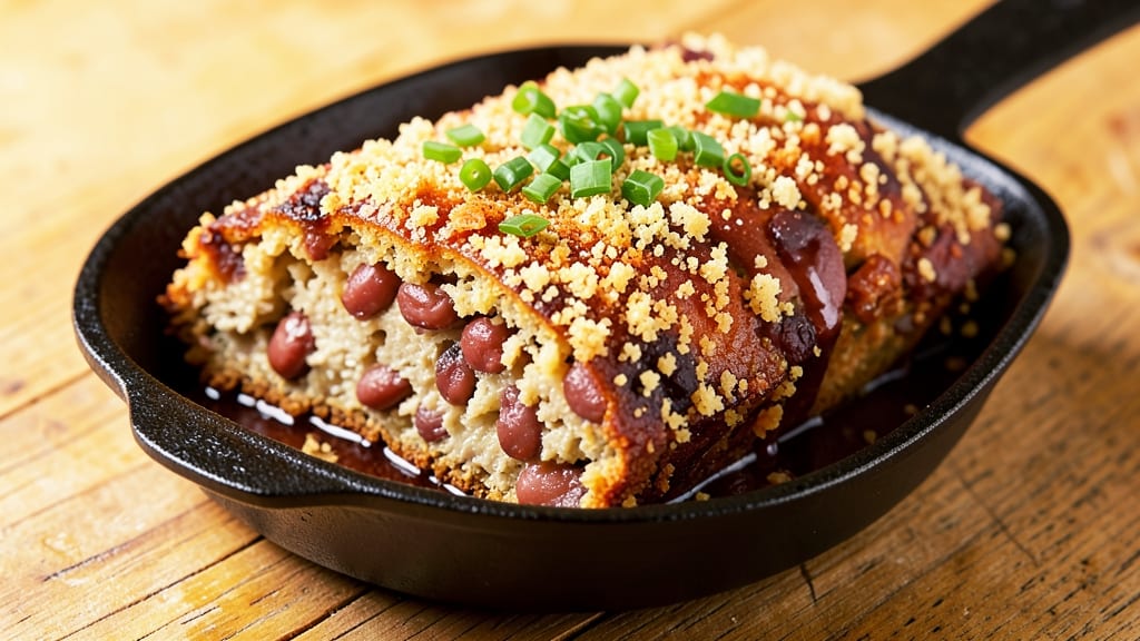 Baked Bean Loaf Recipe: Smoky-Sweet Crust and Melted Cheese Top