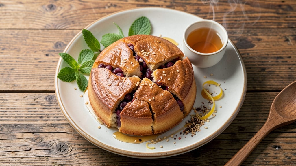 Baked Red Bean Nian Gao Recipe: Chewy-Rice Cake Magic with Sweet Filling