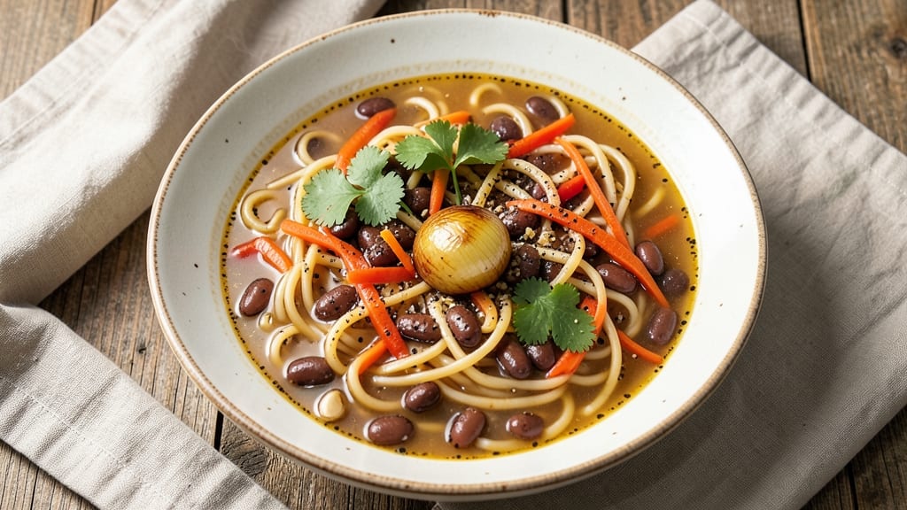 Bean and Noodle Soup Recipe: Warm Spiced Harmony in One Pot