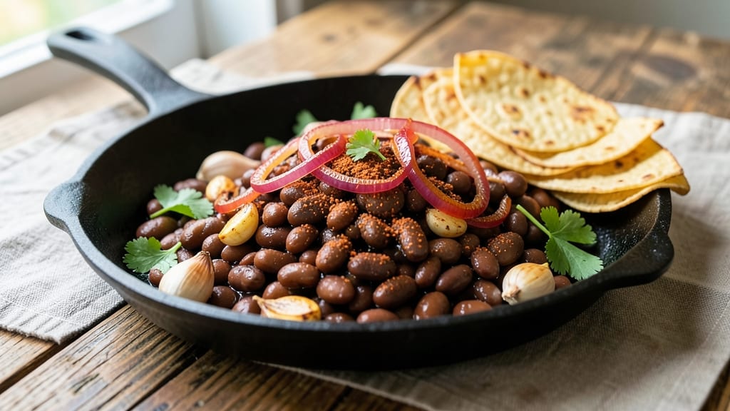 Best Bean Recipe Ever: Smoky Tortilla-Crusted Creaminess With Charred Depth