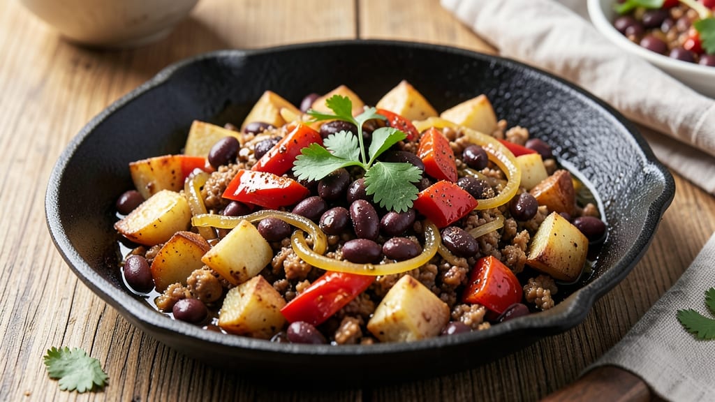 Bean Hash Recipe: Smoky Tortilla-Crusted Comfort in One Pan