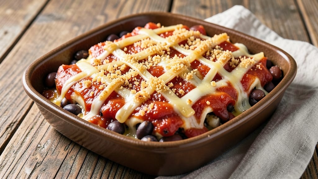 Bean Supreme Recipe: Layered Cheese and Bean Bake Magic