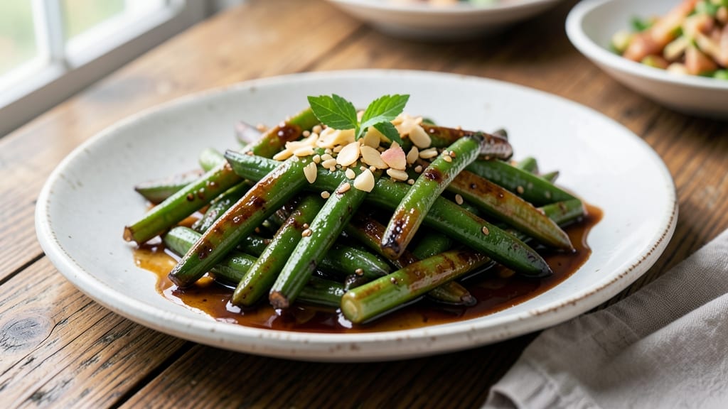 Asian Green Beans Recipe Oven: Crispy-Tender Blanched and Toasted