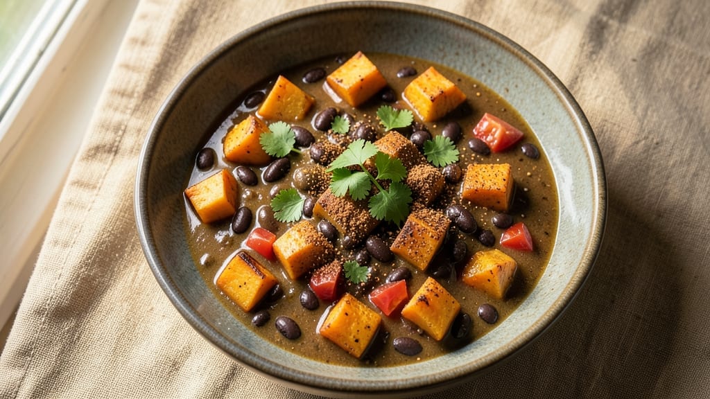 Black Bean Butternut Squash Stew Recipe: Sweet Roasted Squash and Smoky Spice Depth