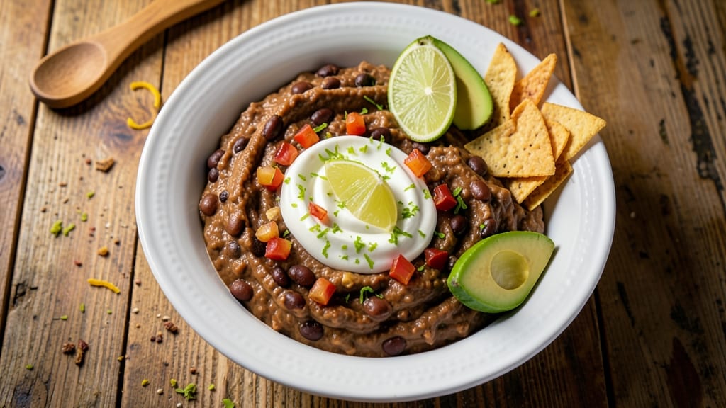 Black Bean Taco Dip Recipe: Crunchy Tortilla Crowns With Zesty Lime Kick