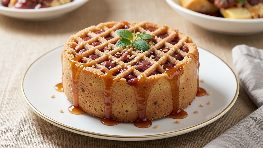 Baked Red Bean Mochi Cake Recipe: Silky Chew and Sweet Azuki Magic