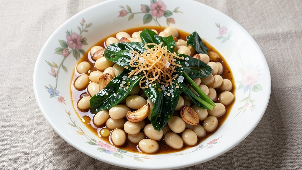 7 Leaves Mung Bean Recipe: Crispy-Topped Protein-Packed Side