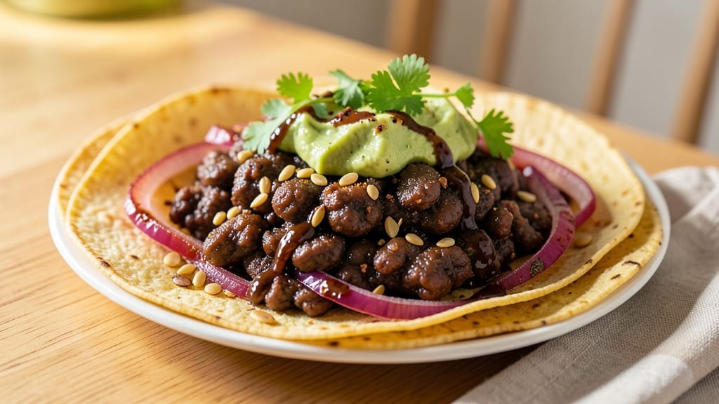 Baked Black Bean Tacos Recipe: Crispy Tortilla Crowns Over Smoky Cumin Filling
