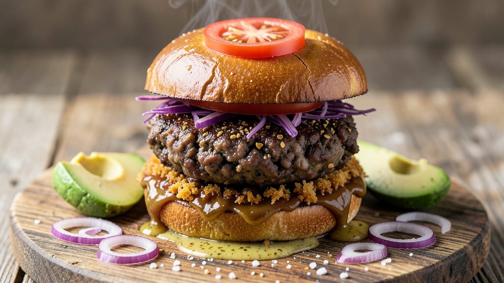 Black Eyed Bean Burger Recipe: Smoky Cumin and Charred Tortilla Crunch Without the Fryer