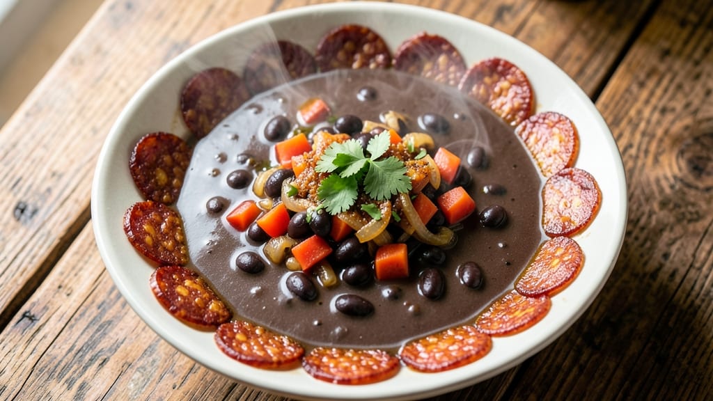 Black Bean Soup Recipe With Meat: Smoky Chorizo and Cumin-Rich Depth