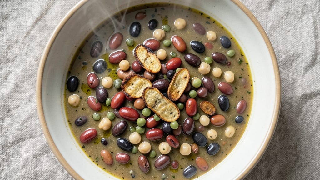 Slow Cooker 9 Bean Soup Recipe: Hearty Vegetarian Feast With Minimal Effort