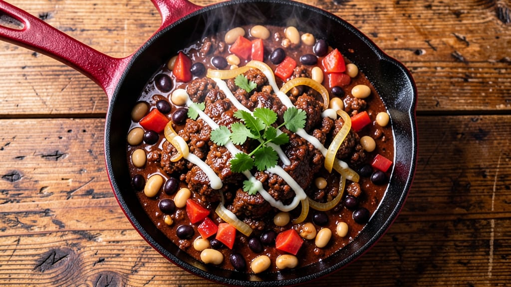 Bobby Flay's Chili Bean Recipe: Smoky Tortilla-Crusted Depth in One Pot