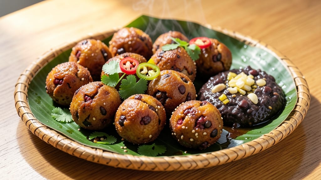 Black Bean and Plantain Balls Recipe: Crispy Tortilla-Crusted Bites With Sweet-Savory Core