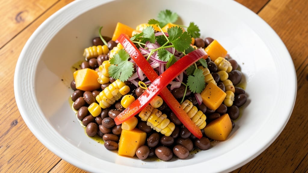 Black Bean, Corn, and Mango Salad Recipe: Tropical Crunch Meets Zesty Lime Zing