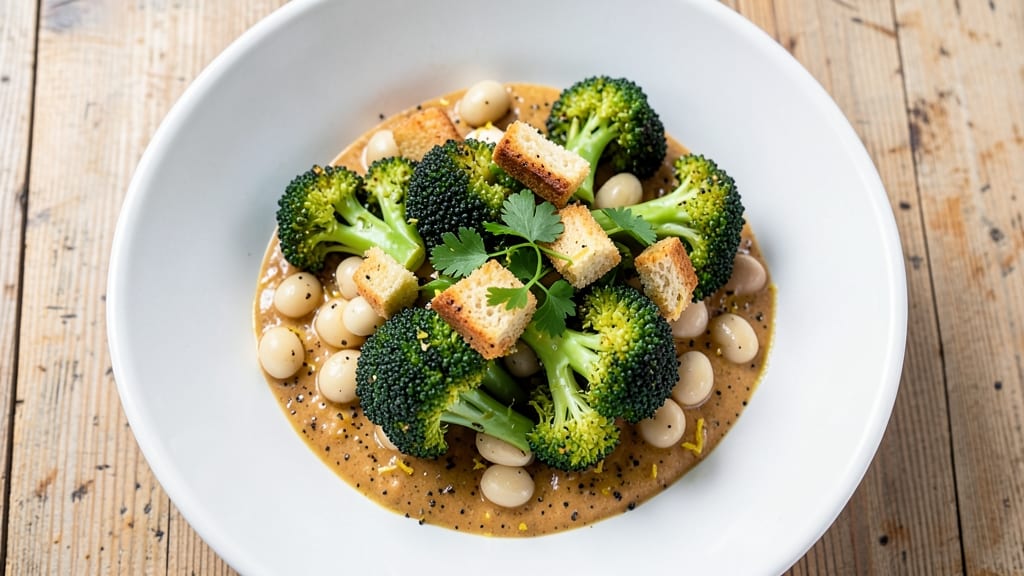 Broccoli and White Bean Caesar Salad Recipe: Crunchy Parmesan-Topped Protein Powerhouse