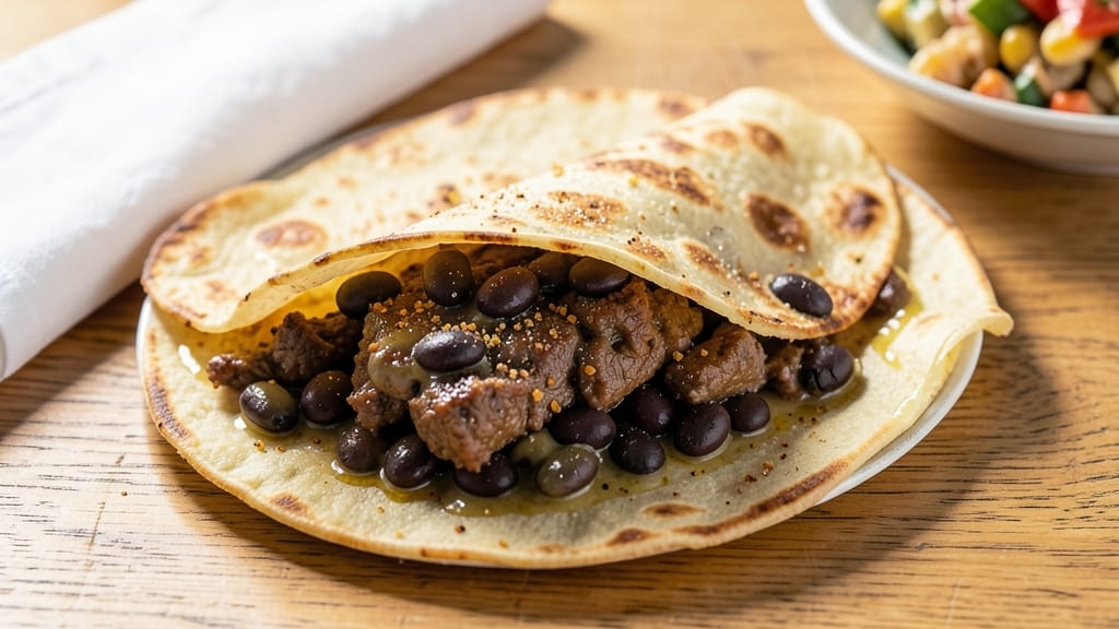 Beef and Black Bean Burrito Recipe: Smoky Cumin Tortilla Wraps in 20 Minutes