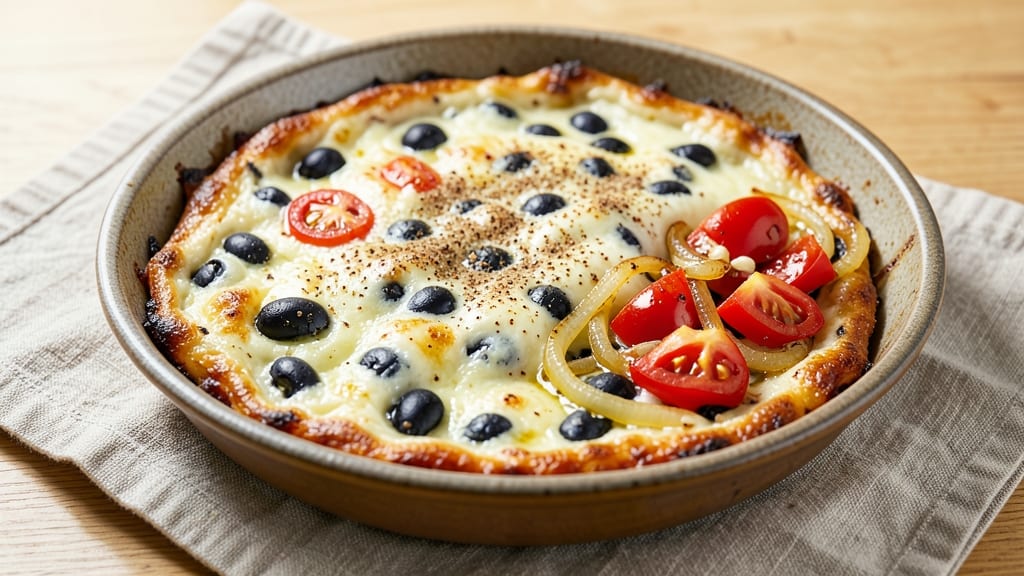 Black Bean Frittata Recipe: Crispy Tortilla Crowns Over Smoky Cumin Bean Heart