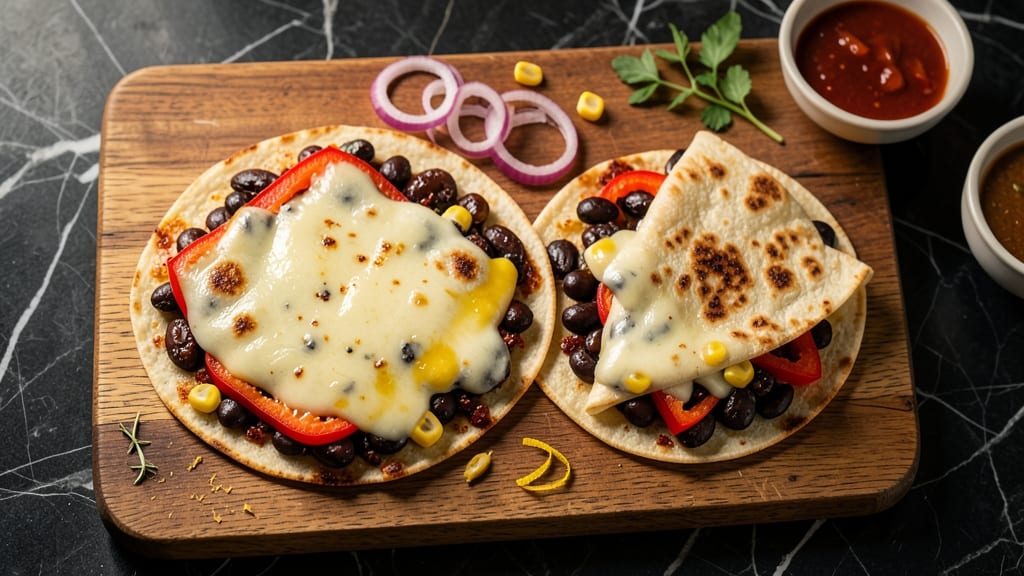 Bean and Corn Quesadilla Recipe: Cheesy Crunch With Charred Tortilla Magic