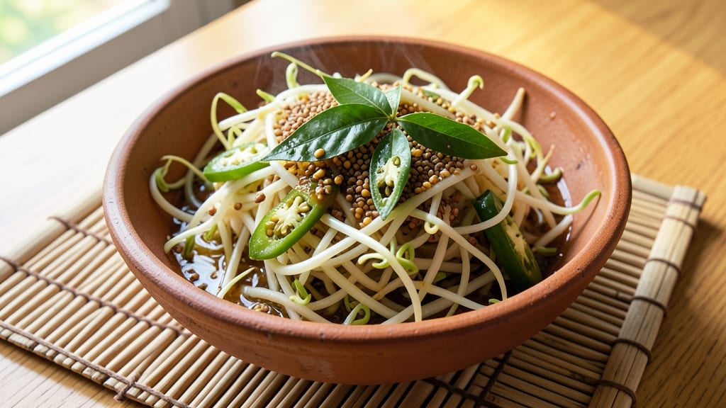 Indian-Style Bean Sprouts Recipe: Crisp-Tender with Tangy Tamarind Twist