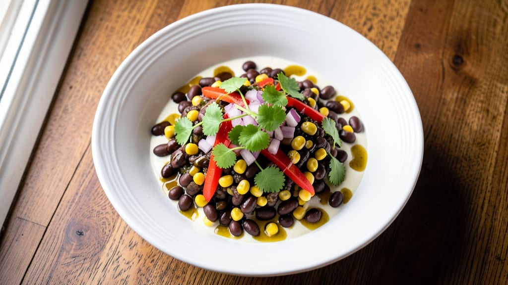 Black Bean and Corn Salsa Recipe With Italian Dressing: Bright Herb Vinaigrette Magic