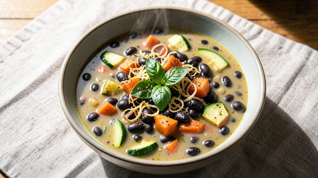 Black Bean Minestrone Soup Recipe: Hearty Vegetable-Packed One-Pot Meal