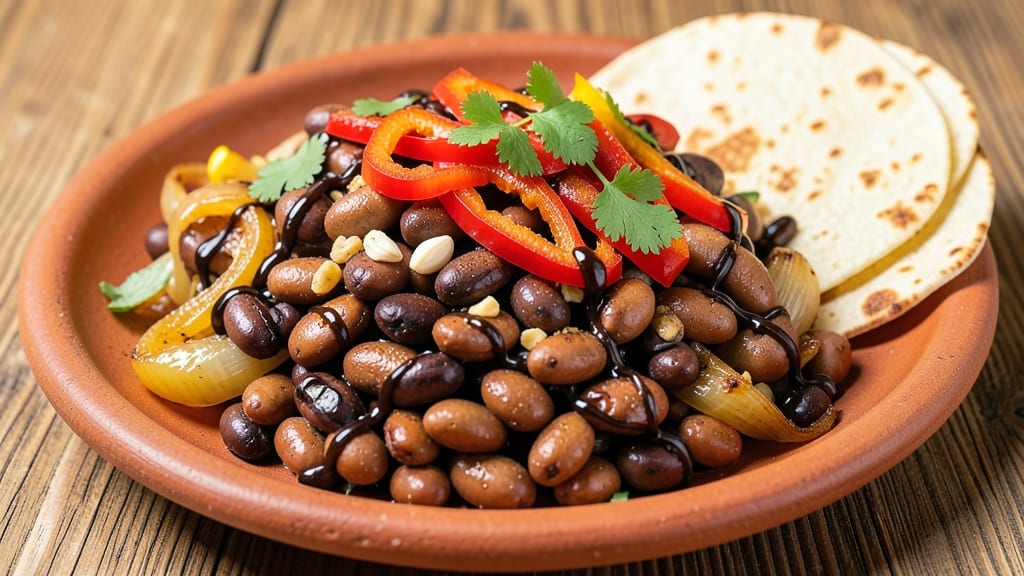 Bean Feast Recipe: Hearty Tortilla-Crusted Protein Bowl