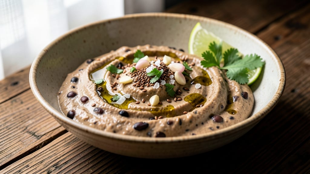 Bean Dip Recipe Dairy Free: Crunchy Tortilla Crowns Over Smoky Cumin Base