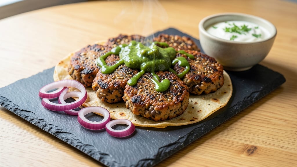 Black Bean Patties Indian Recipe: Spiced Tortilla-Crusted Protein With Warm Cumin Heat