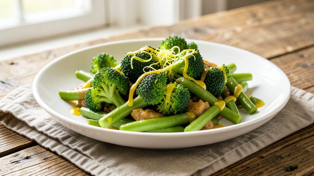 Broccoli and String Beans Recipe: Bright Garlic-Lime Sauté in 15 Minutes