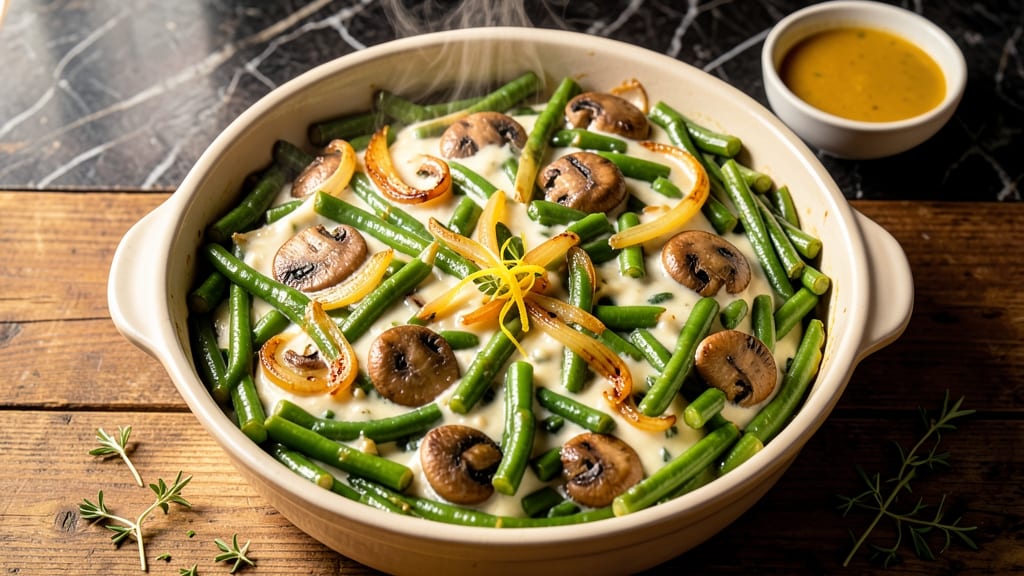 Big Green Bean Casserole Recipe: Crispy Topped Comfort in One Dish