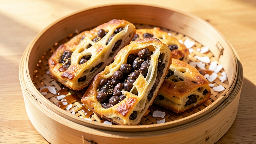 Black Bean Hopia Recipe: Crispy Tortilla Crowns Over Sweet Cumin Filling