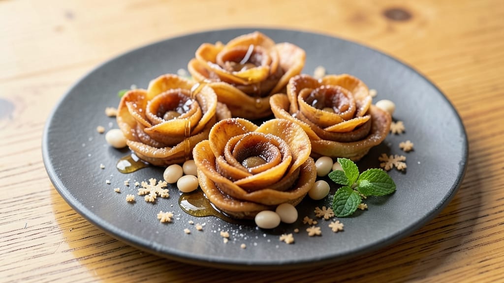Bean Paste Flower Recipe: Crispy Tortilla Petals Over Creamy White Bean Heart