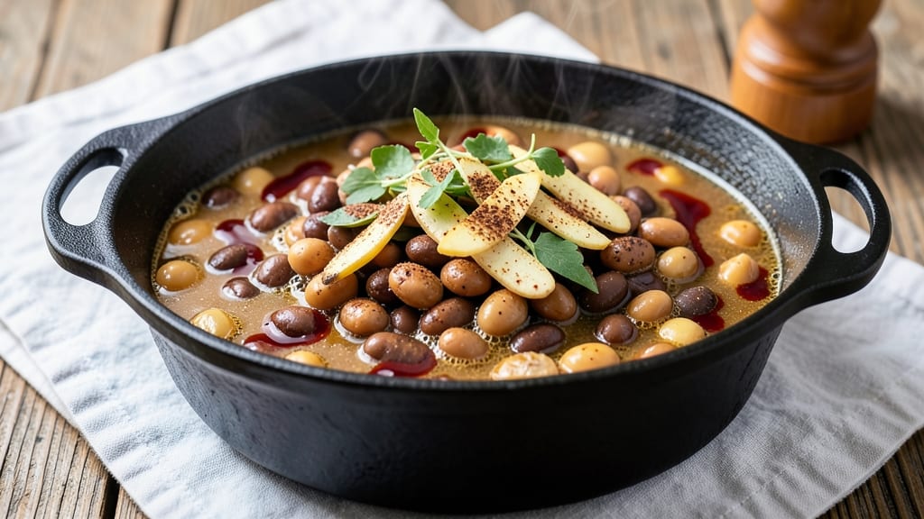 Bean Hot Pot Recipe: Smoky Tortilla-Crusted Comfort in One Bowl