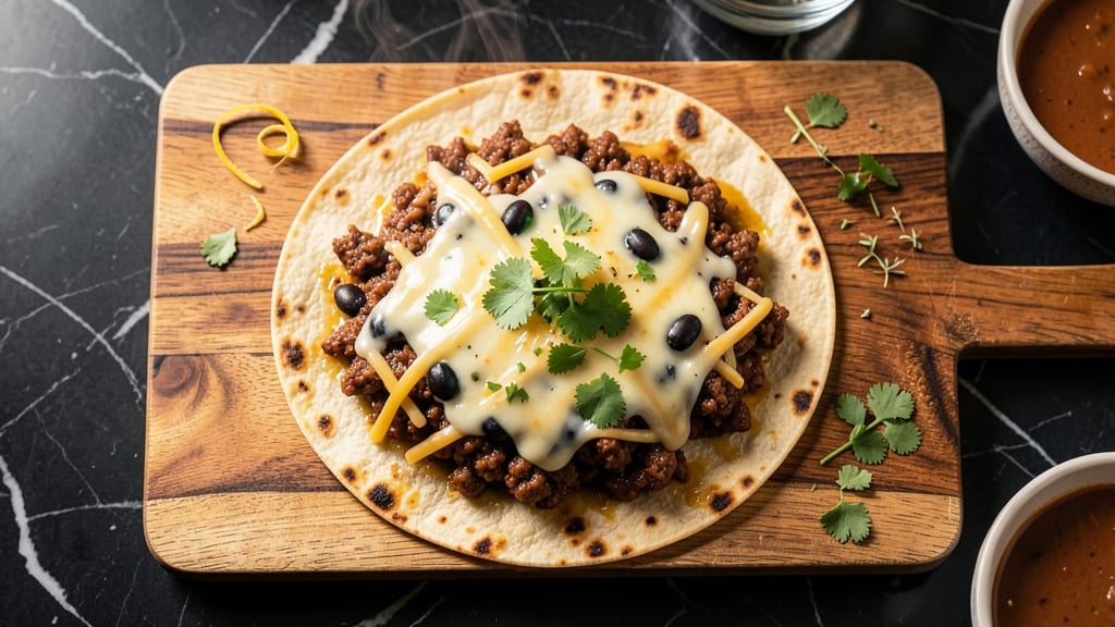 Beef and Bean Quesadillas Recipe: Cheesy Layers With Crispy Edges and Spiced Filling