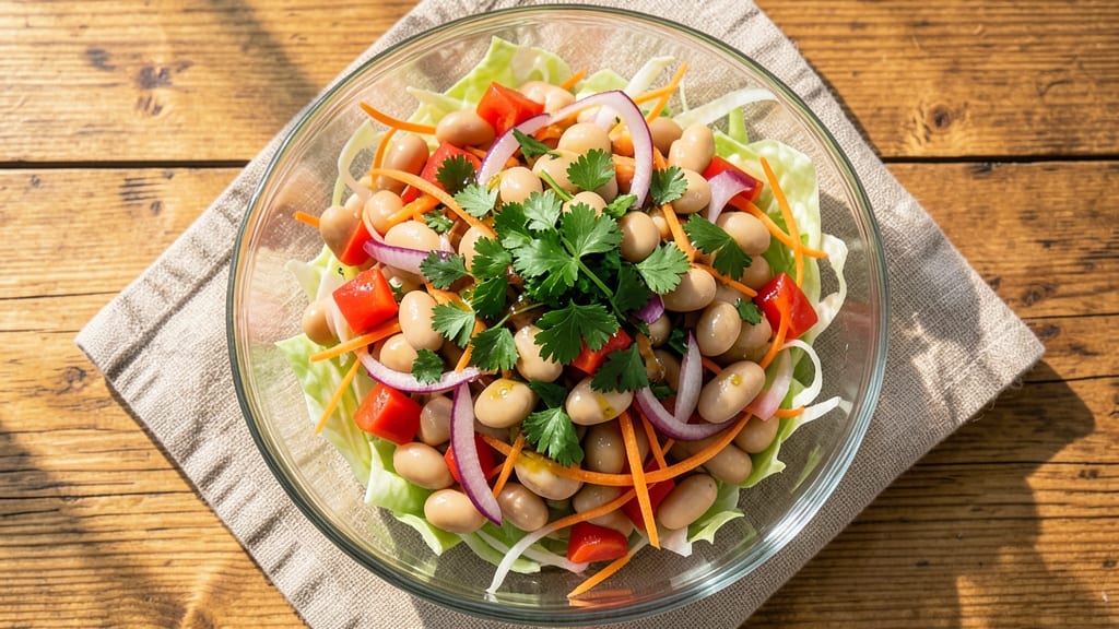 Bulgarian Bean Salad Recipe: Zesty Lemon and Parsley Freshness