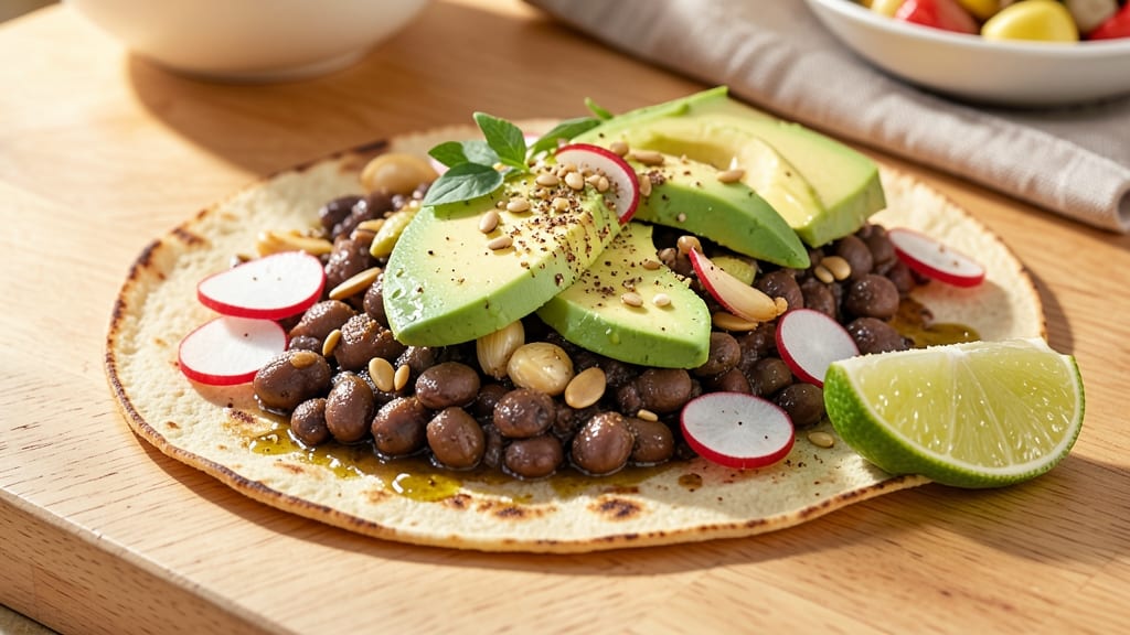 Black Bean Wraps Recipe Vegan: Crispy Tortilla Crunch With Spiced Cumin Filling