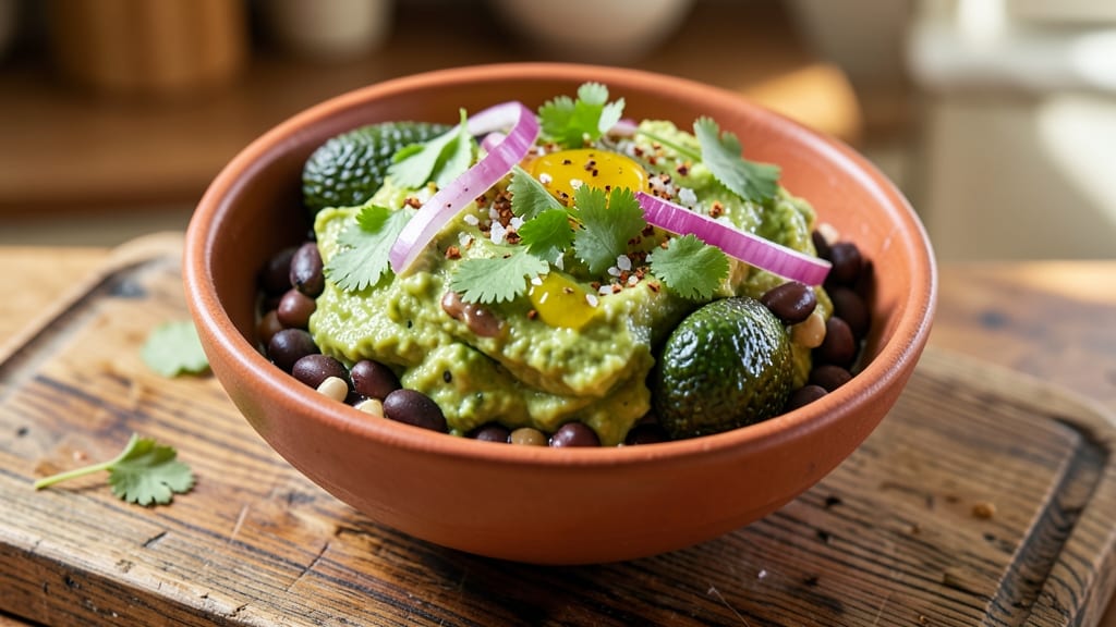 Bean and Guacamole Dip Recipe: Creamy Avocado and Black Bean Bliss