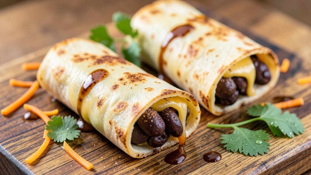 Max and Erma's Black Bean Roll-Ups Recipe: Crispy Tortilla Wraps With Smoky Cumin Kick