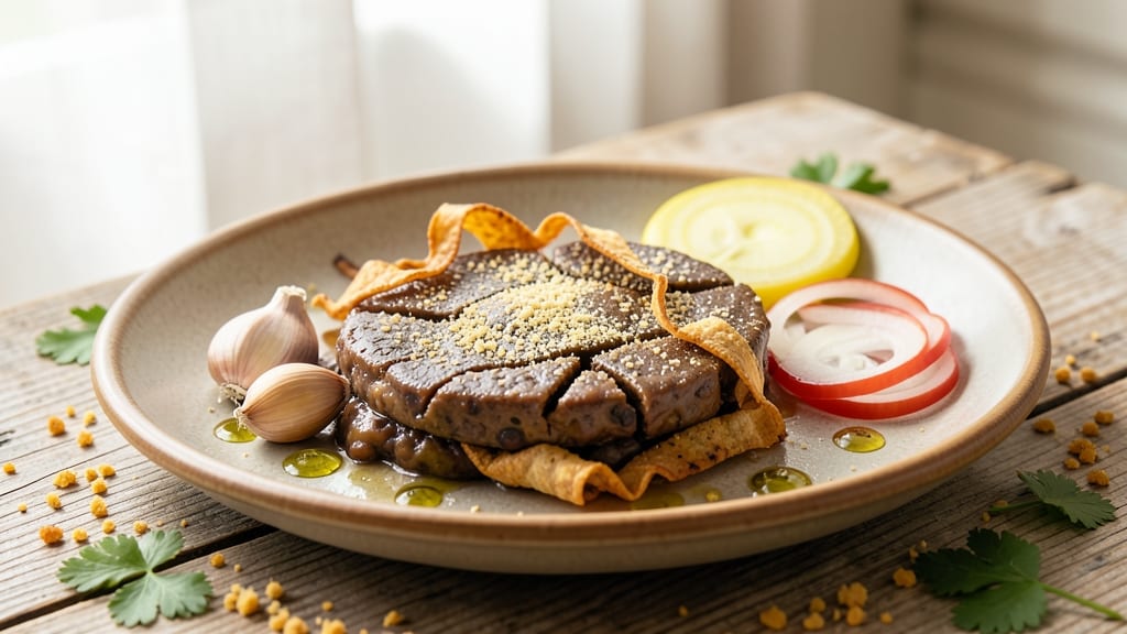 Black Bean Curd Recipe: Silky Edges and Crunchy Tortilla Layers