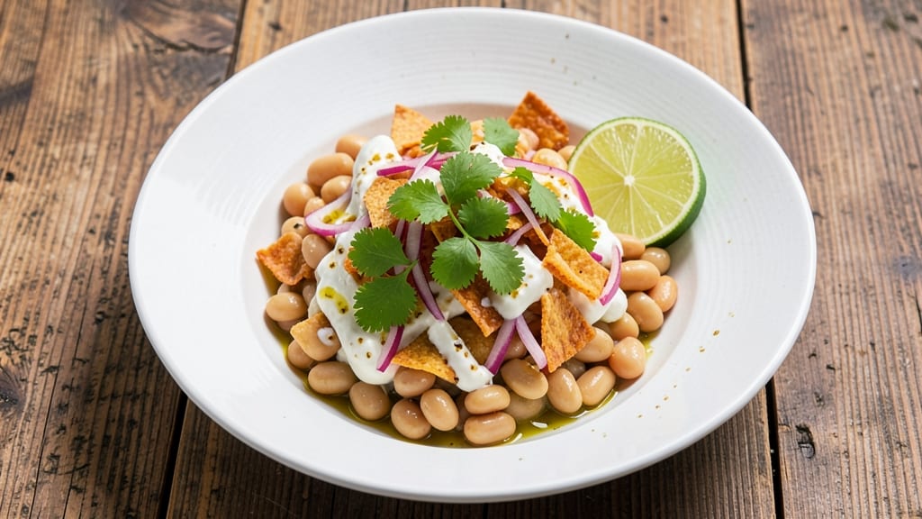 Barefoot Contessa's White Bean Salad Recipe: Crispy Tortilla Crowns Over Creamy Lime Zest
