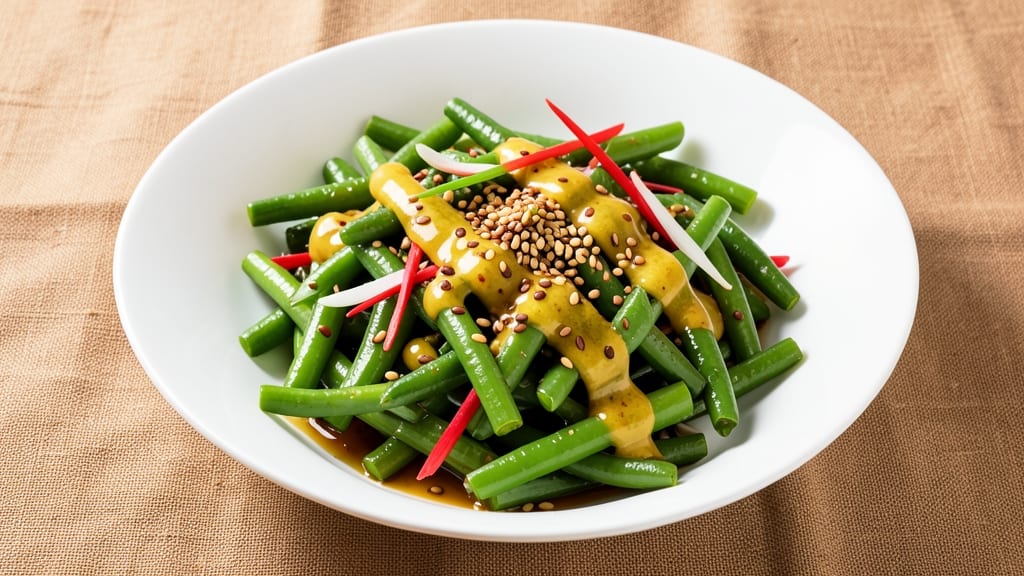 Asian Green Bean Salad Recipe: Crisp-Tender Blanched With Lime Zing and Toasted Sesame