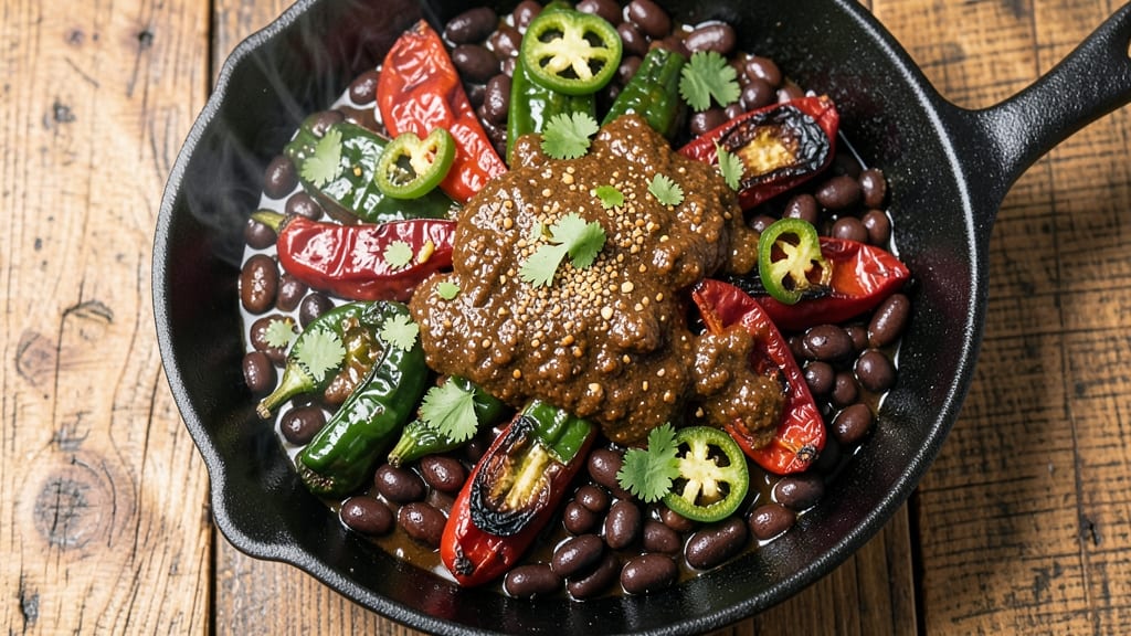 Bean Fajita Recipe: Smoky Chipotle Beans with Charred Bell Pepper Crunch