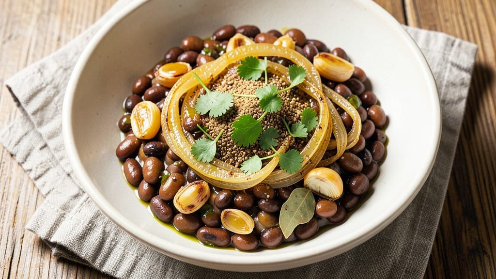 Blue Zone Black Beans Recipe: Longevity-Boosting Protein With Charred Tortilla Crunch