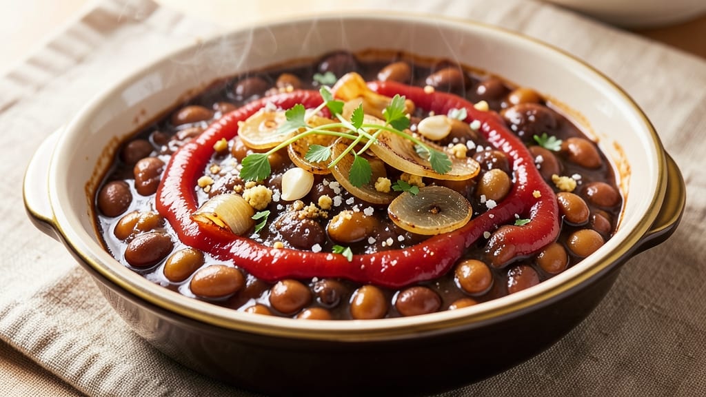 Baked Bean Recipe with Ketchup Mustard Brown Sugar: Slow-Cooked Sweet and Smoky Depth