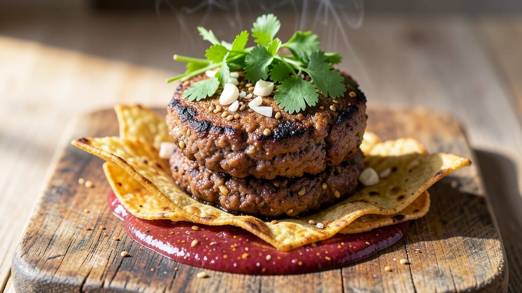 Black Bean Veggie Burger Recipe Without Breadcrumbs: Crispy Tortilla-Crusted Plant-Based Patties