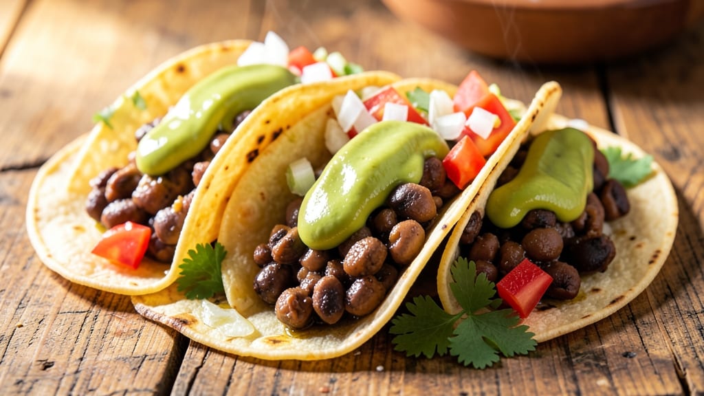 Black Bean Soft Tacos Recipe: Charred Tortilla Crunch Meets Spiced Bean Magic