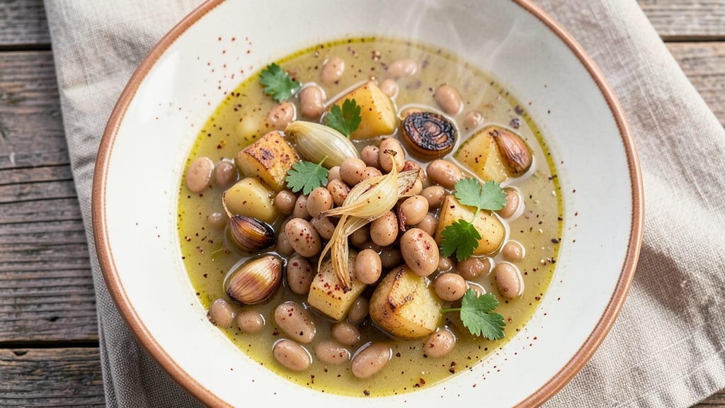 Basque Bean Soup Recipe: Smoky Chorizo and Garlic-Infused Heartiness